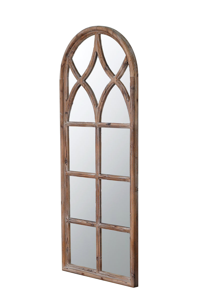 French Arch Floor Mirror-Dovetailed &amp; Doublestitched