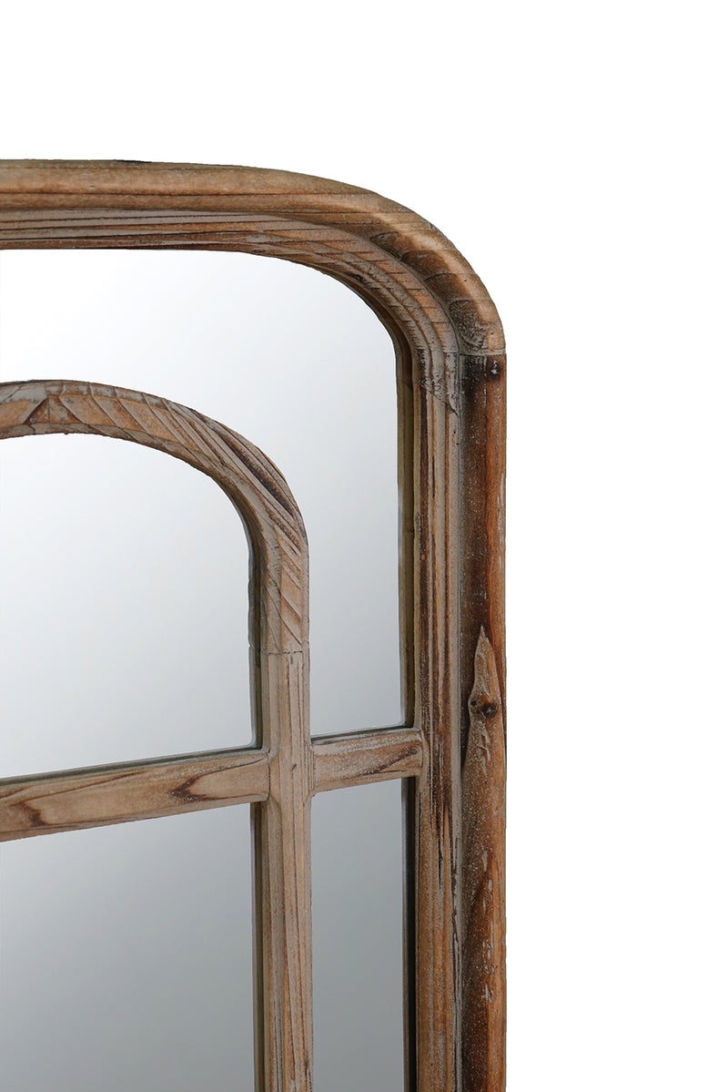 French Arch Wall Mirror-Dovetailed &amp; Doublestitched