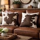 Fresian Cowhide Cushion-Dovetailed &amp; Doublestitched