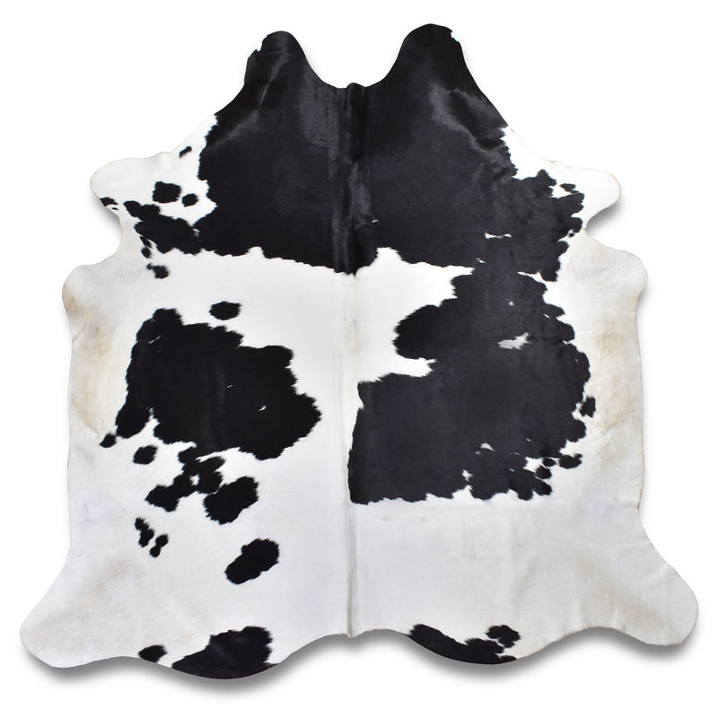 Friesian Natural Cow Hide Rug-Dovetailed &amp; Doublestitched