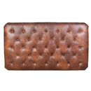 GG Leather Coffee Table-Dovetailed &amp; Doublestitched