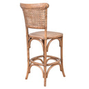 Gabrielle Recycled Oak Counter Stool Natural-Dovetailed &amp; Doublestitched