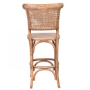 Gabrielle Recycled Oak Counter Stool Natural-Dovetailed &amp; Doublestitched