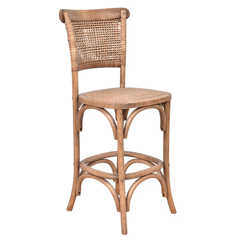 Gabrielle Recycled Oak Counter Stool Natural