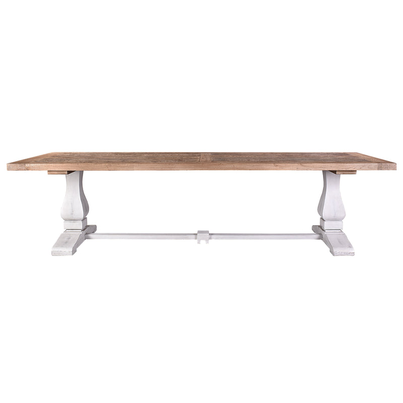 Hamptons 3m Dining Table-Dovetailed &amp; Doublestitched