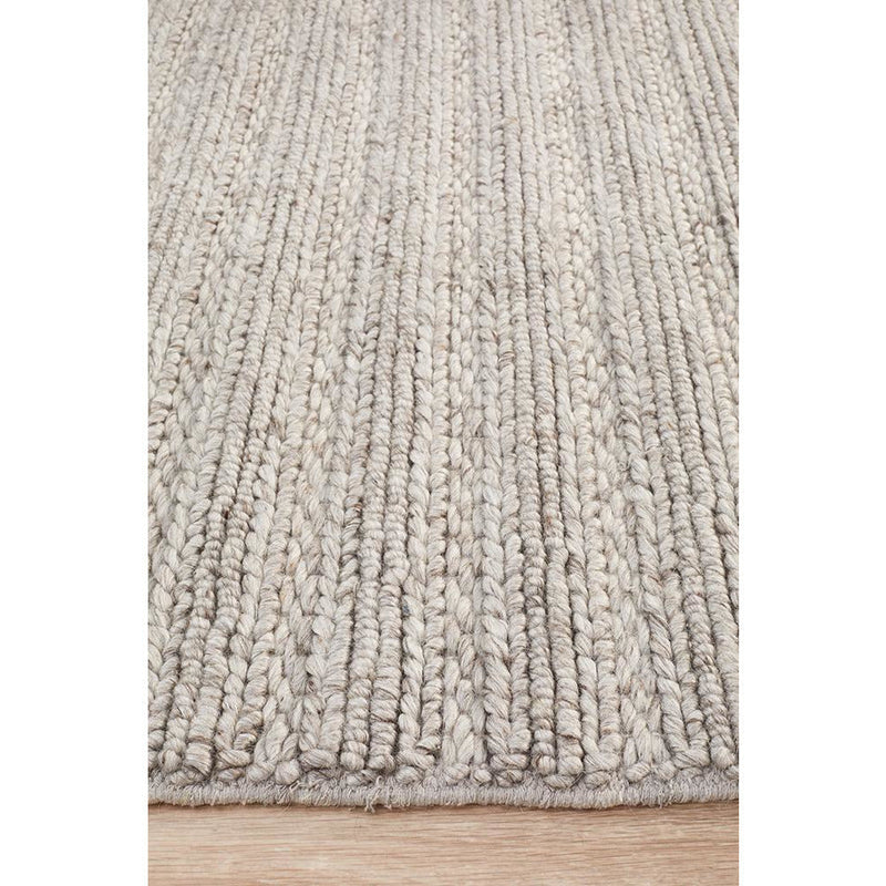 Harvest 801 Silver Rug 2.25x1.55-Dovetailed &amp; Doublestitched