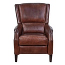 Hayes Vintage Leather Recliner-Dovetailed &amp; Doublestitched