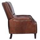 Hayes Vintage Leather Recliner-Dovetailed &amp; Doublestitched