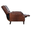 Hayes Vintage Leather Recliner-Dovetailed &amp; Doublestitched
