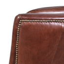 Hayes Vintage Leather Recliner-Dovetailed &amp; Doublestitched