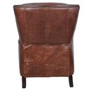 Hayes Vintage Leather Recliner-Dovetailed &amp; Doublestitched