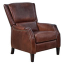 Hayes Vintage Leather Recliner-Dovetailed &amp; Doublestitched
