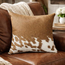 Hereford Cowhide Cushion-Dovetailed &amp; Doublestitched