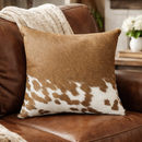 Hereford Cowhide Cushion-Dovetailed &amp; Doublestitched