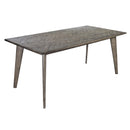 Herringbone 180cm Grey Dining Table-Dovetailed &amp; Doublestitched