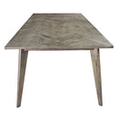 Herringbone 240cm Grey Dining Table-Dovetailed &amp; Doublestitched