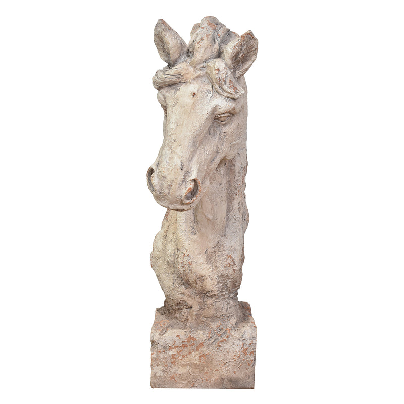 Horse Head Statue-Dovetailed &amp; Doublestitched