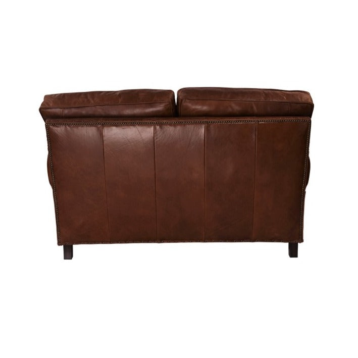 Hyde Vintage Leather 2 Seater Sofa-Dovetailed &amp; Doublestitched