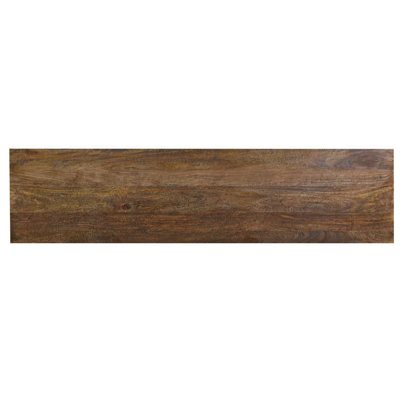 Avoca 9 Drawer Sideboard in Honey Brown