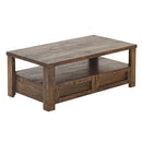 Avoca Rectangle Coffee Table in Honey Brown
