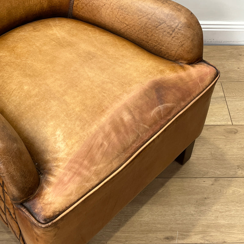 Denwick Antique Leather Armchair