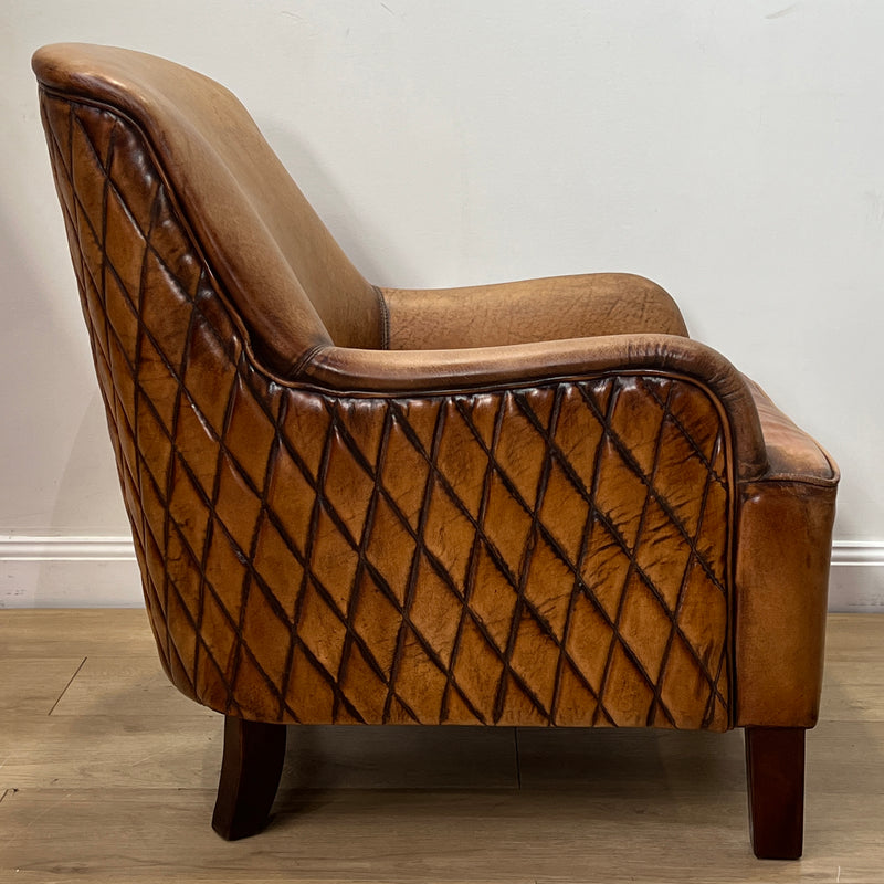 Denwick Antique Leather Armchair