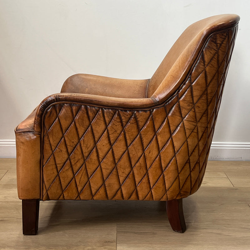 Denwick Antique Leather Armchair
