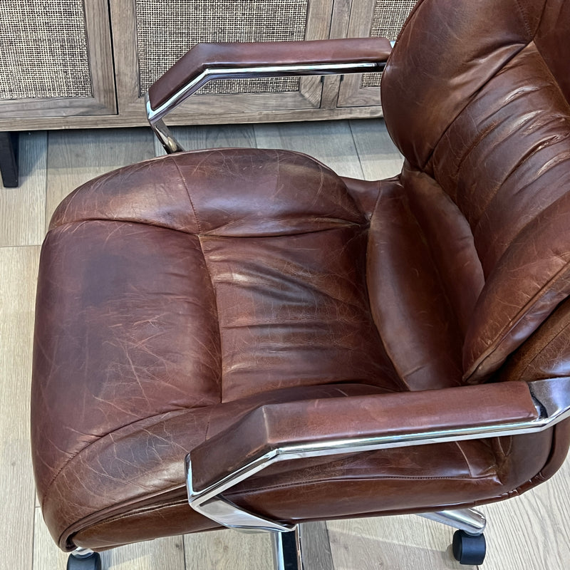 Lincoln Vintage Leather Office Chair
