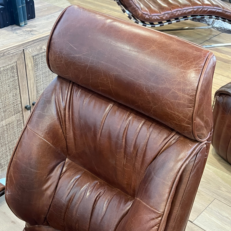 Lincoln Vintage Leather Office Chair
