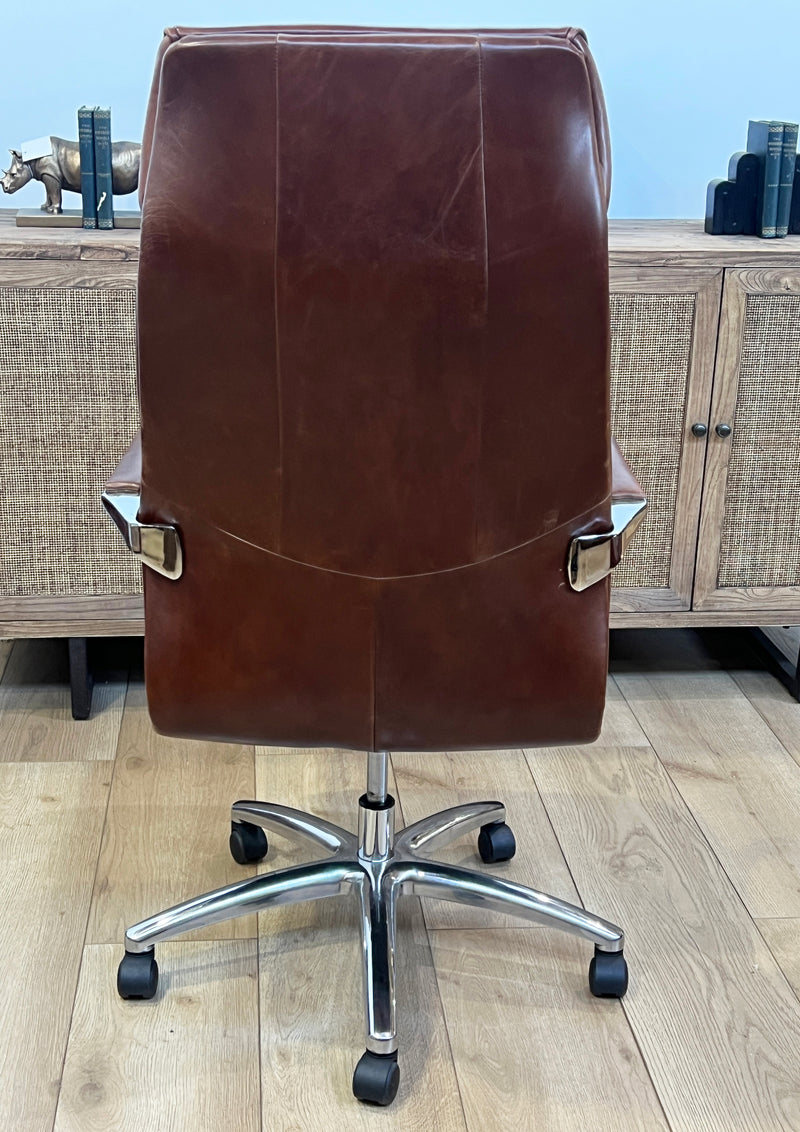 Lincoln Vintage Leather Office Chair