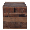 Jaipur Recycled Timber Storage Trunk-Dovetailed &amp; Doublestitched