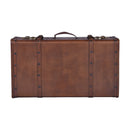 Jaipur Set Of Leather Trunks-Dovetailed &amp; Doublestitched