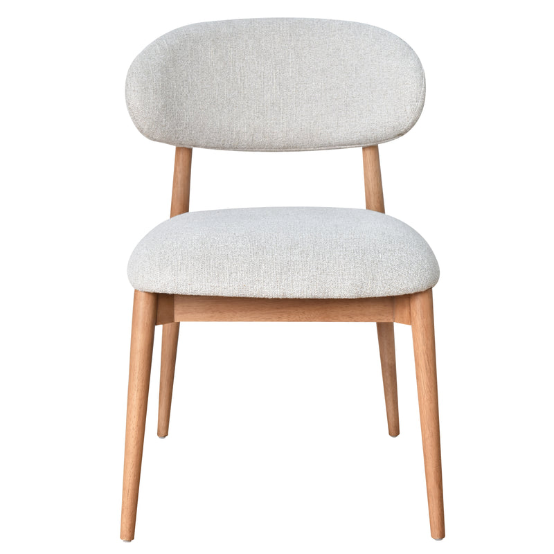 Jansen Linen Dining Chair-Dovetailed &amp; Doublestitched