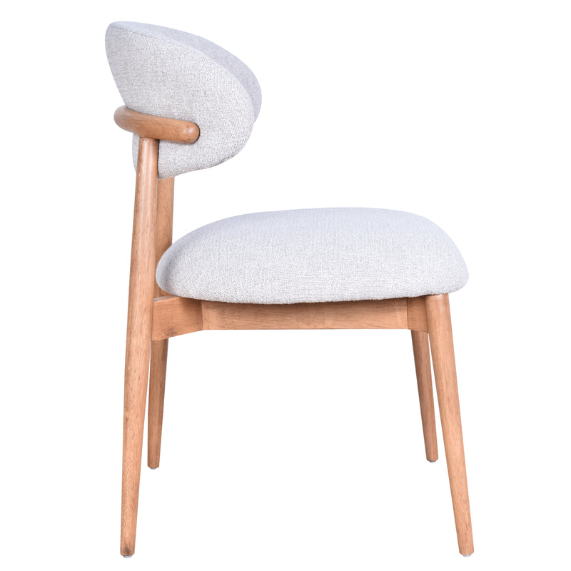 Jansen Linen Dining Chair-Dovetailed &amp; Doublestitched