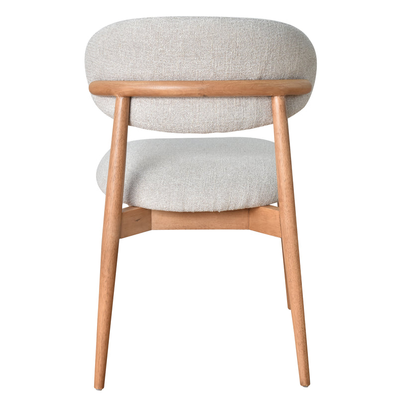 Jansen Linen Dining Chair-Dovetailed &amp; Doublestitched