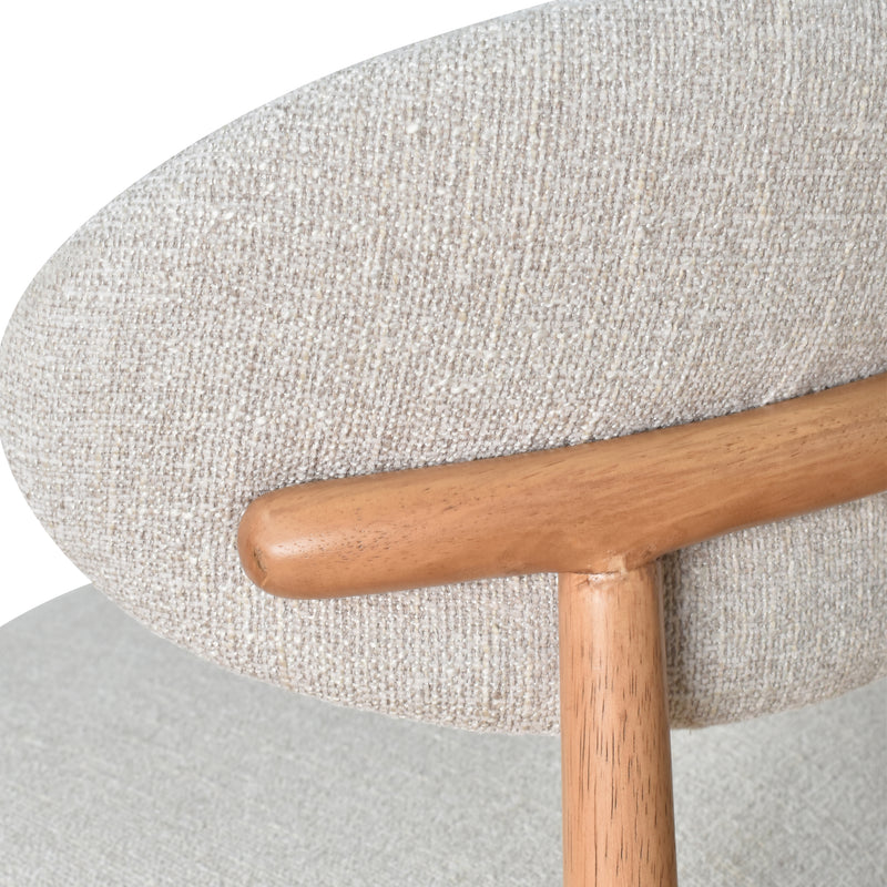 Jansen Linen Dining Chair-Dovetailed &amp; Doublestitched