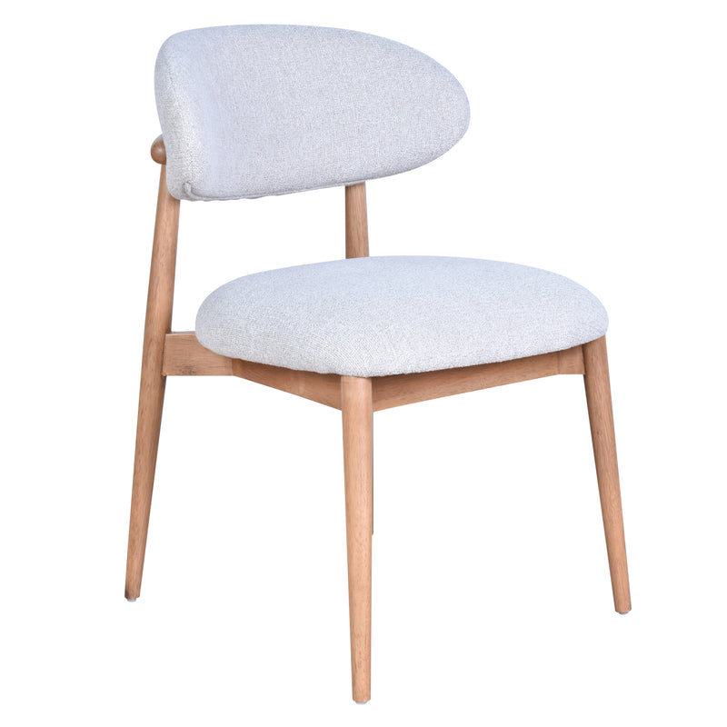 Jansen Linen Dining Chair-Dovetailed &amp; Doublestitched