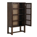 Java Rattan Cabinet in Honey Brown-Dovetailed &amp; Doublestitched
