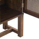 Java Rattan Cabinet in Honey Brown-Dovetailed &amp; Doublestitched