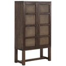 Java Rattan Cabinet in Honey Brown-Dovetailed &amp; Doublestitched