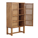 Java Rattan Cabinet in Light Tobacco-Dovetailed &amp; Doublestitched