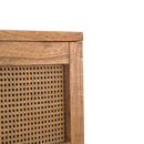 Java Rattan Cabinet in Light Tobacco-Dovetailed &amp; Doublestitched