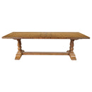 Jocelyn Double Pedestal Dining Table-Dovetailed &amp; Doublestitched