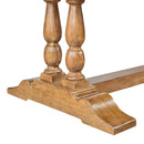 Jocelyn Double Pedestal Dining Table-Dovetailed &amp; Doublestitched