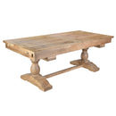 Josephine Oak Double Extension Dining Table-Dovetailed &amp; Doublestitched