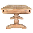 Josephine Oak Double Extension Dining Table-Dovetailed &amp; Doublestitched