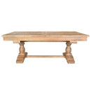 Josephine Oak Double Extension Dining Table-Dovetailed &amp; Doublestitched