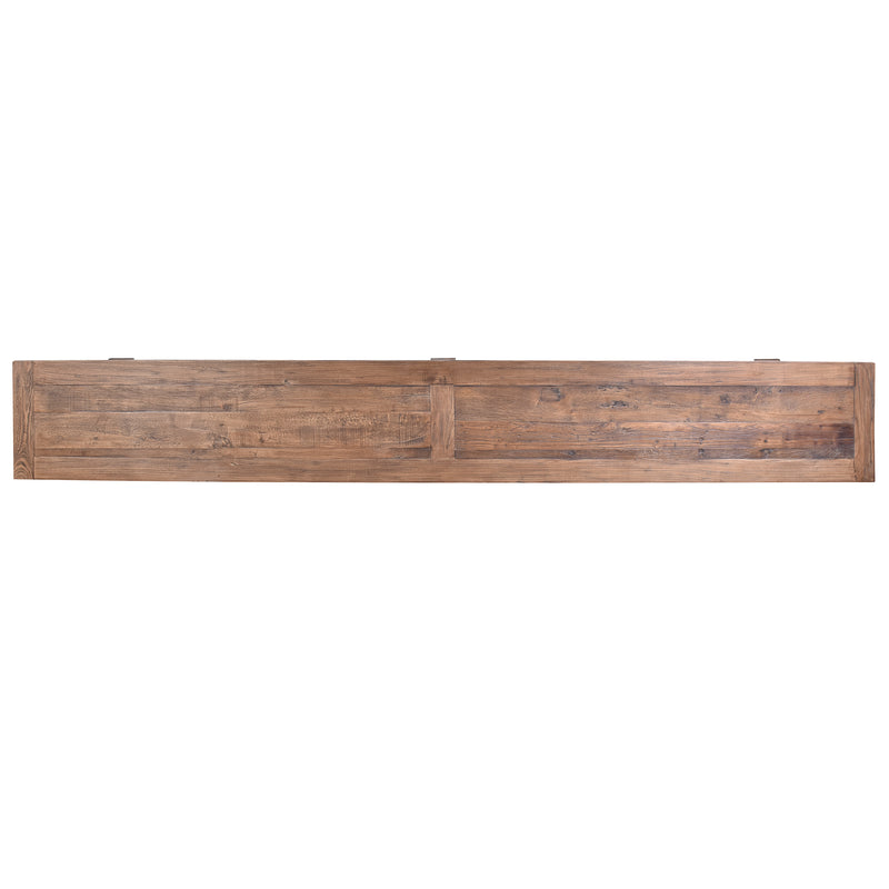 Juliet 3m Reclaimed Timber Dining Bench Seat-Dovetailed &amp; Doublestitched