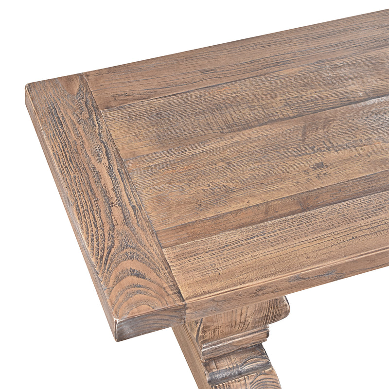 Juliet 3m Reclaimed Timber Dining Bench Seat-Dovetailed &amp; Doublestitched