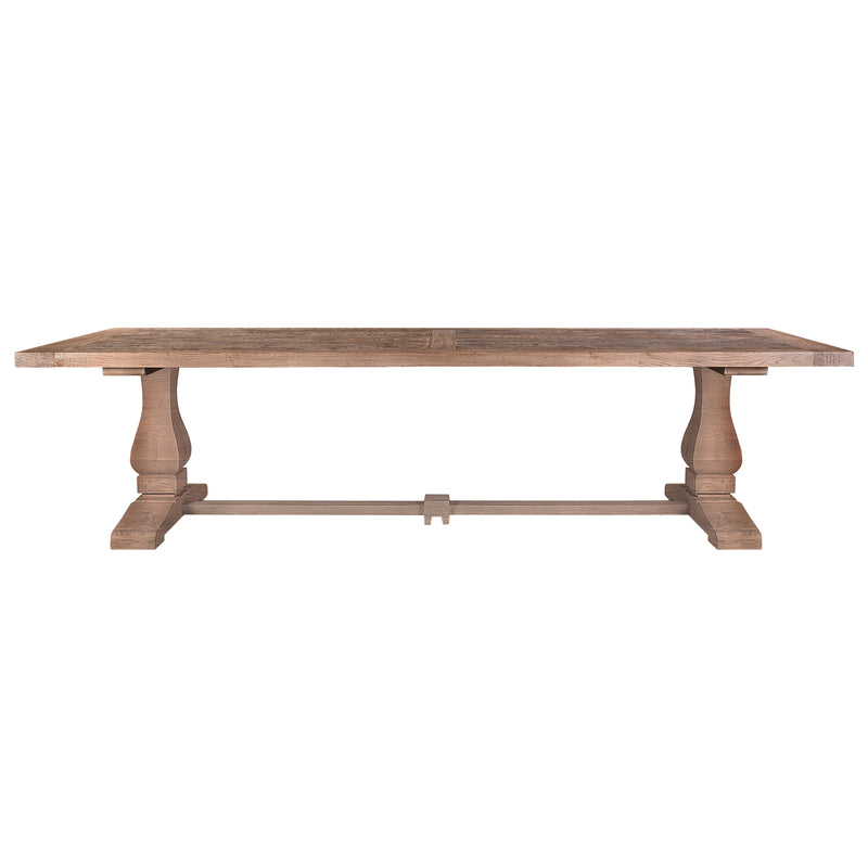 Juliet 3m Reclaimed Timber Dining Table-Dovetailed &amp; Doublestitched